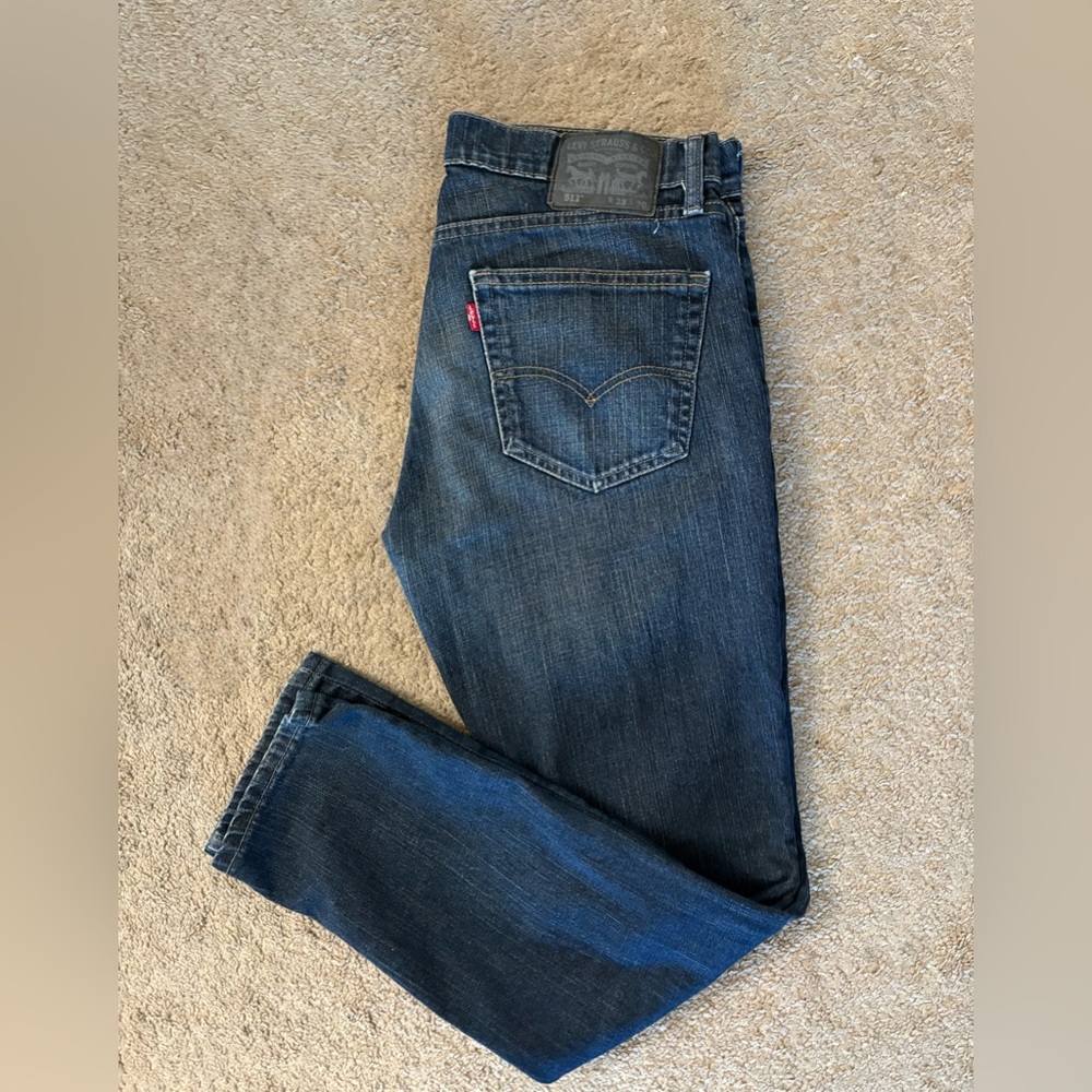 Levi's Strauss Men's Gray Label Blue Slim Fit Jeans Size 33 30